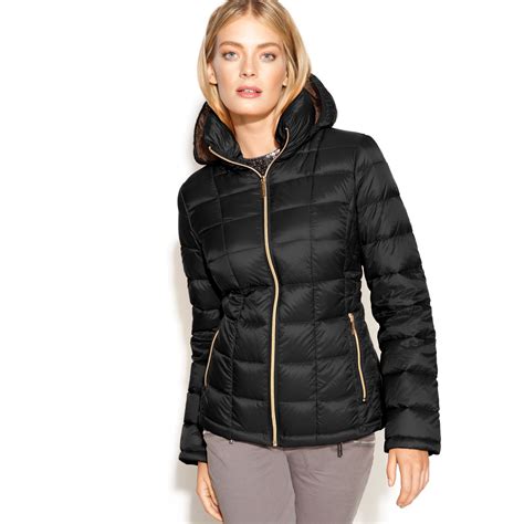 michael michael kors men's down packable puffer jacket|Michael Kors winter puffer coats.